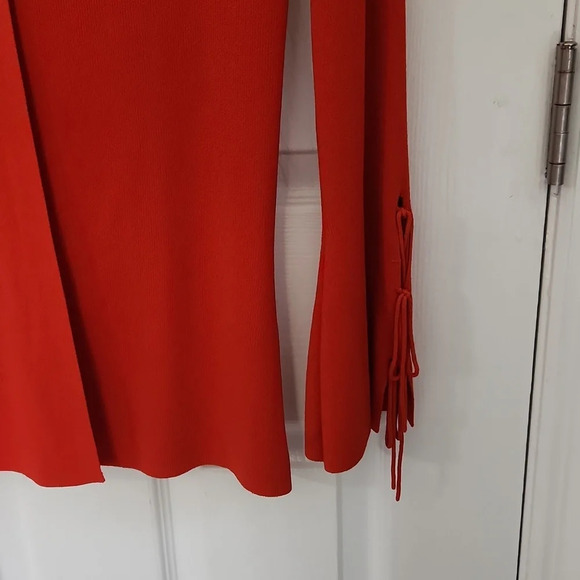 Cyrus Orange Flare Sleeve Sweater - Picture 8 of 13